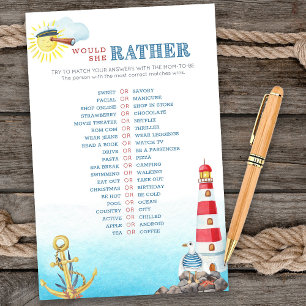 Nautical Baby Dusche würde sie eher spielen