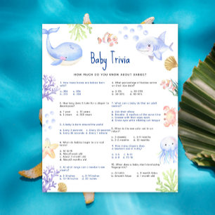 Nautical Baby Trivia Unterwasser Babydusche