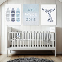 Nautical Beach Baby No Weck Zone