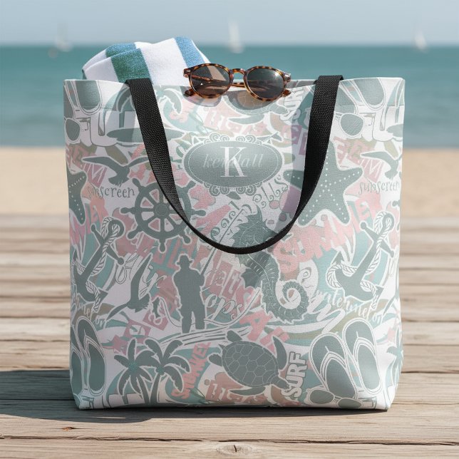 Nautical Beach Collage Sage ID840 (Von Creator hochgeladen)