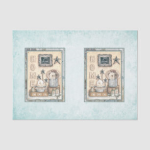 Nautical Beach Design Serie 15 Seidenpapier