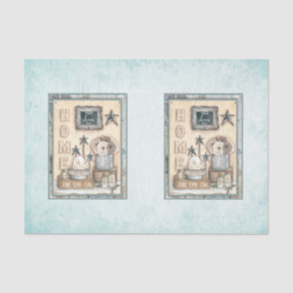 Nautical Beach Design Serie 15 Seidenpapier