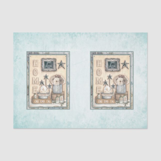 Nautical Beach Design Serie 15 Seidenpapier (Vorderseite)