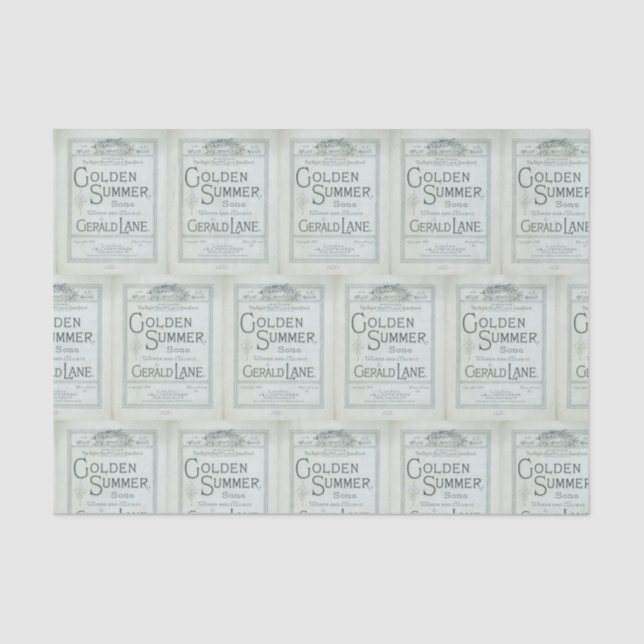 Nautical Beach Design Serie 16 Seidenpapier (Vorderseite)