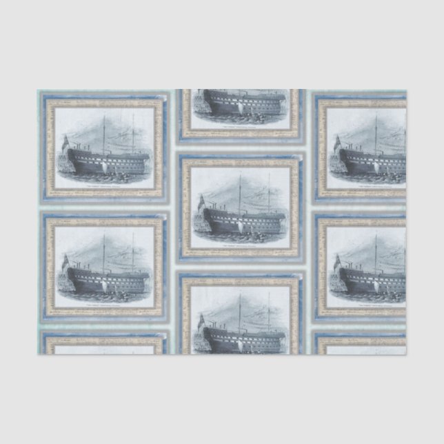 Nautical Beach Design Serie 19 Seidenpapier (Vorderseite)