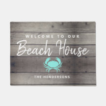 Nautical Beach House Rustikale Krabbe Personalisie
