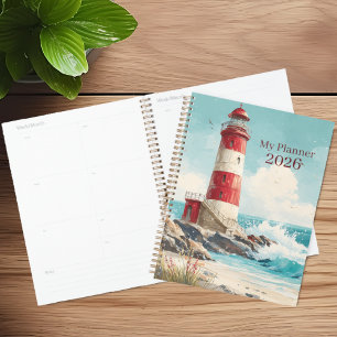 Nautical Beach Leuchtturmplaner Planer
