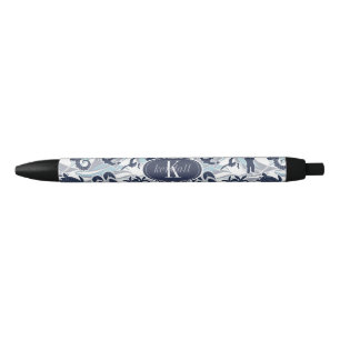 Nautical Beach Pattern Navy ID839 Kugelschreiber