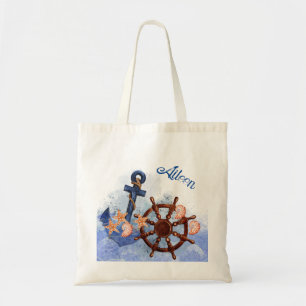 Nautical Beach Wedding Bridesmaid-Geschenk Tragetasche