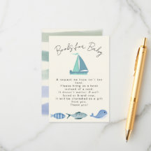 Nautical Blue Vooks For Baby Simple Boy´s Shower