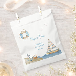 Nautical Boy Baby Dusche Vielen Dank Geschenktütchen