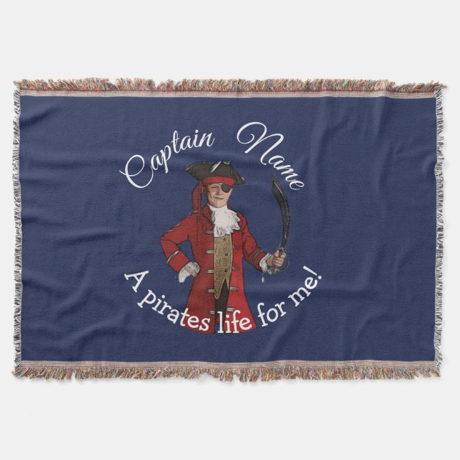 Nautical Boy Party Pirate Decke (Vorderseite)