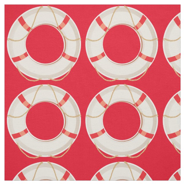 Nautical Buoy Fabric Stoff (Muster)