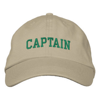 Nautical Captain Khaki Cap Bestickte Baseballkappe