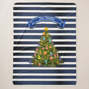 Nautical Christmas Tree Custom Sherpadecke