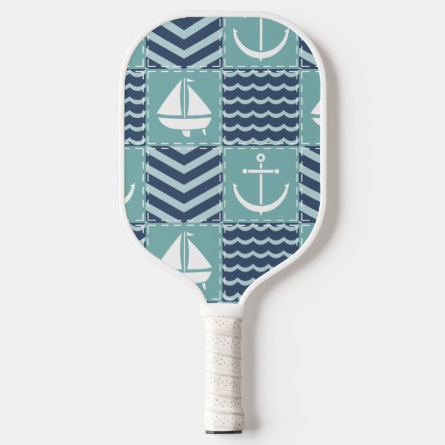 Nautical Cravings Pickleball Schläger (Vorderseite)