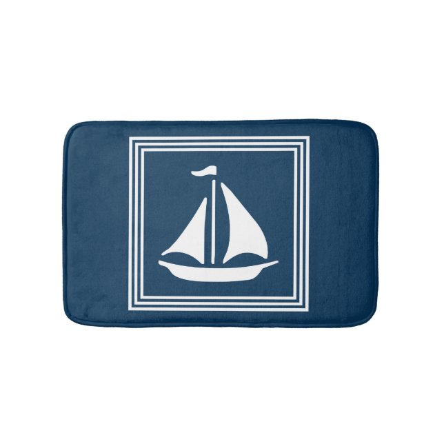 Nautical Design Badematte (Vorderseite)