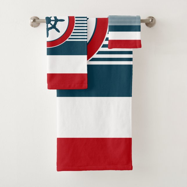 Nautical Design Badhandtuch Set (Insitu)