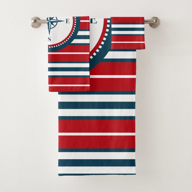 Nautical Design Badhandtuch Set (Insitu)