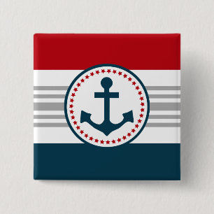 Nautical Design Button