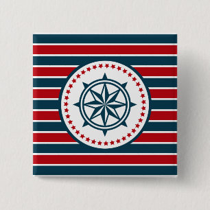 Nautical Design Button