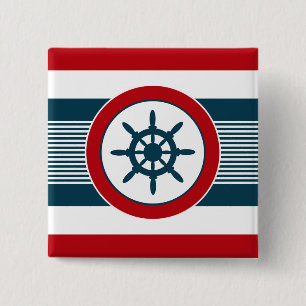 Nautical Design Button