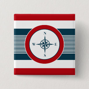 Nautical Design Button
