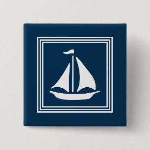 Nautical Design Button