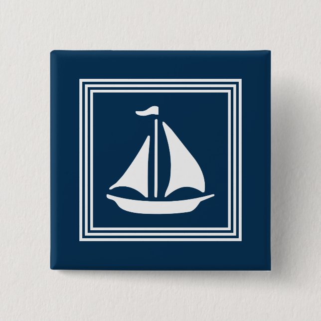 Nautical Design Button (Vorderseite)