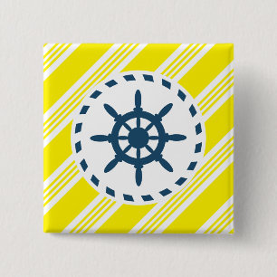 Nautical Design Button
