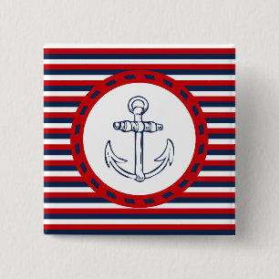 Nautical Design Button