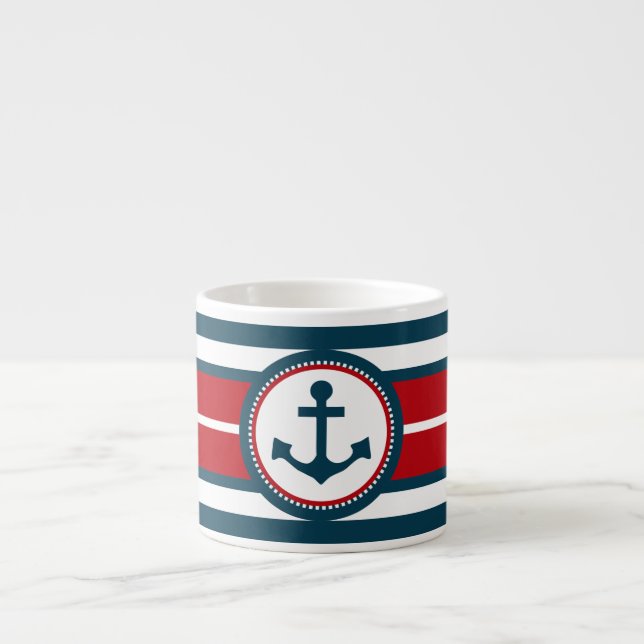 Nautical Design Espressotasse (Vorderseite)