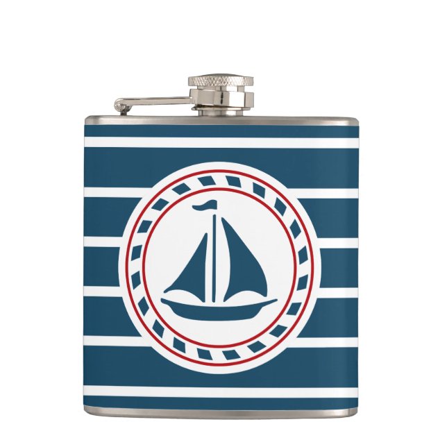 Nautical Design Flachmann (Vorderseite)