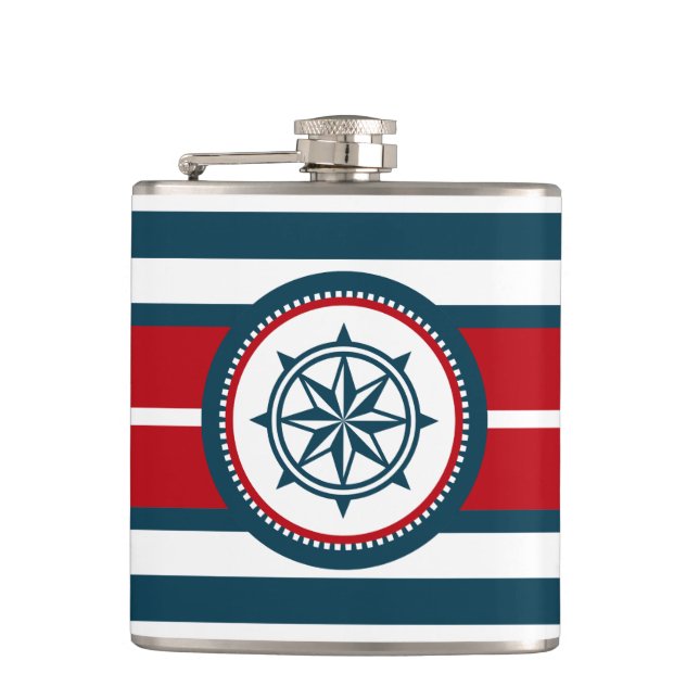 Nautical Design Flachmann (Vorderseite)