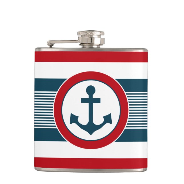 Nautical Design Flachmann (Vorderseite)