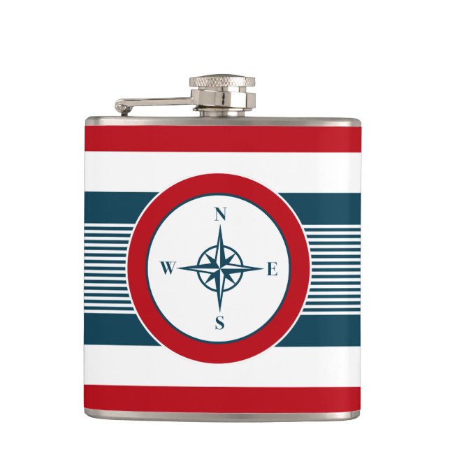 Nautical Design Flachmann (Vorderseite)