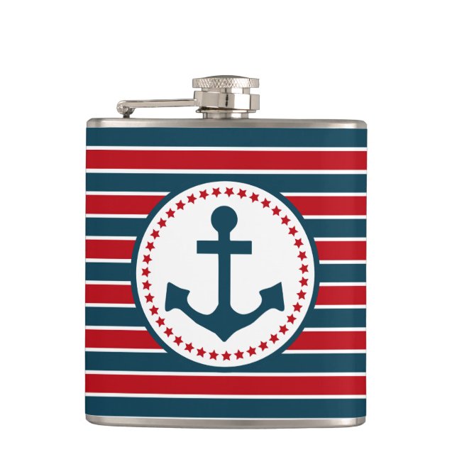 Nautical Design Flachmann (Vorderseite)