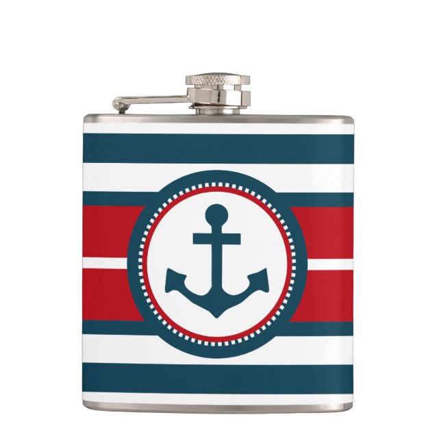 Nautical Design Flachmann (Vorderseite)