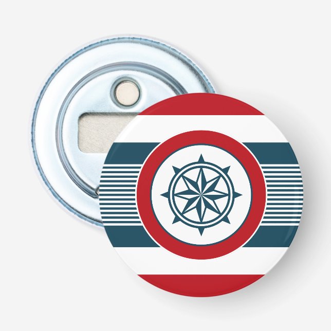 Nautical Design Flaschenöffner (Vorderseite)