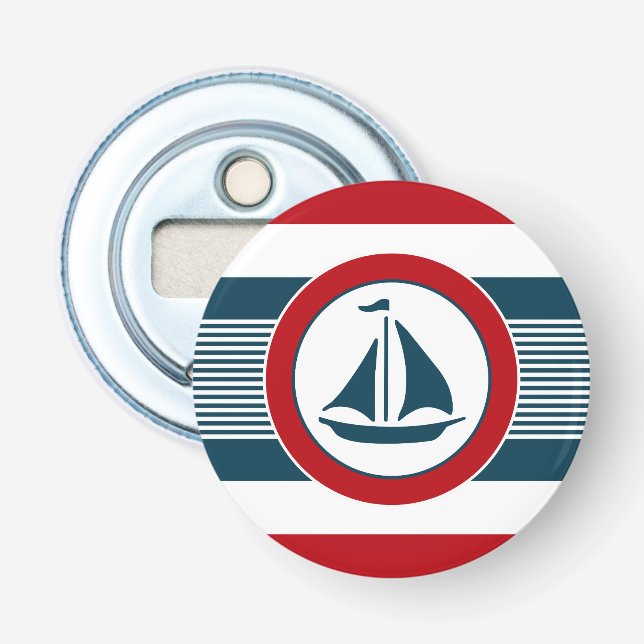 Nautical Design Flaschenöffner (Vorderseite)