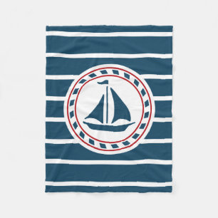 Nautical Design Fleecedecke