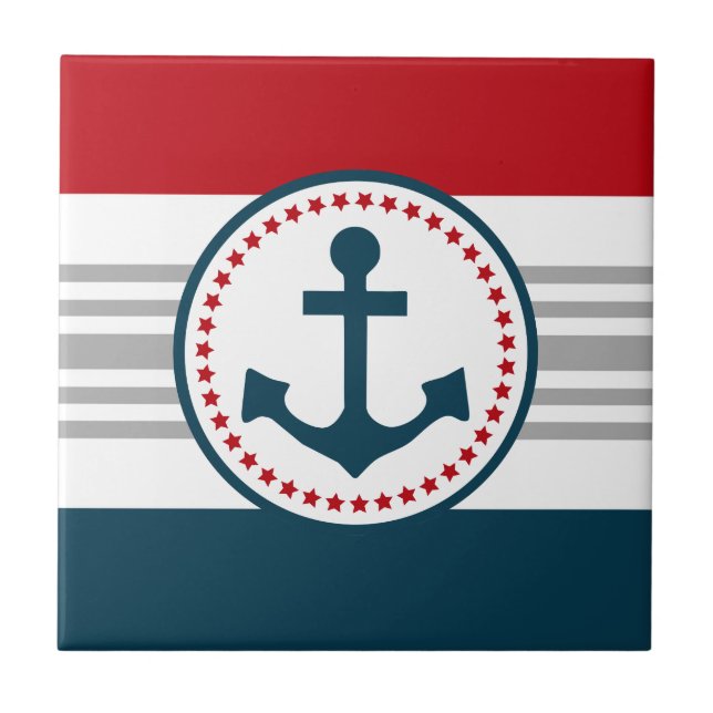 Nautical Design Fliese (Vorderseite)