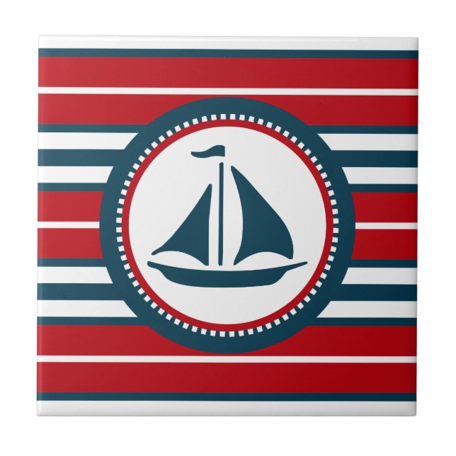 Nautical Design Fliese (Vorderseite)