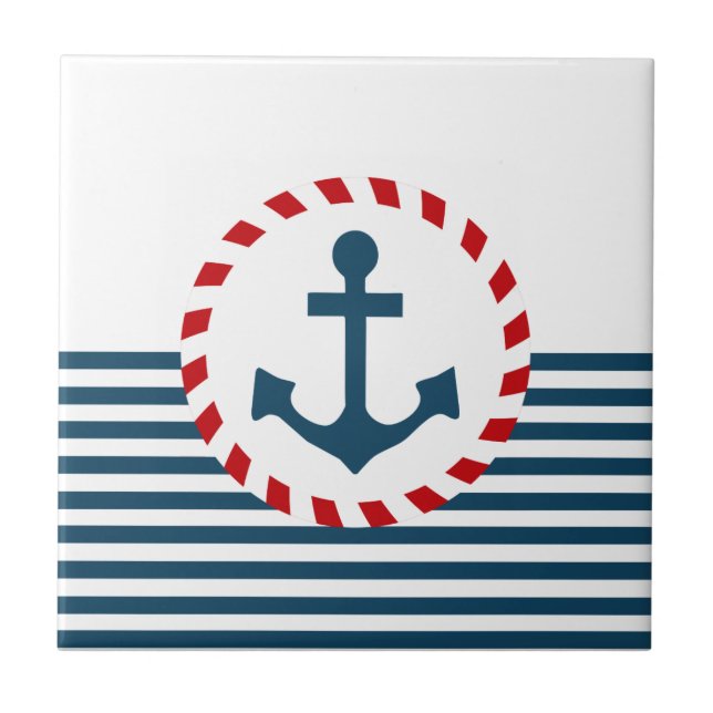 Nautical Design Fliese (Vorderseite)