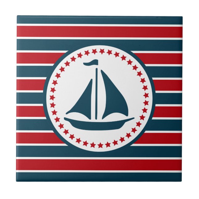 Nautical Design Fliese (Vorderseite)