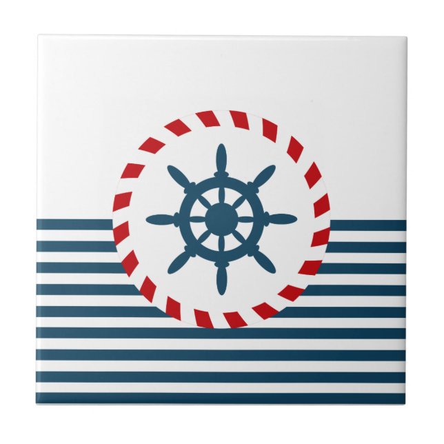 Nautical Design Fliese (Vorderseite)