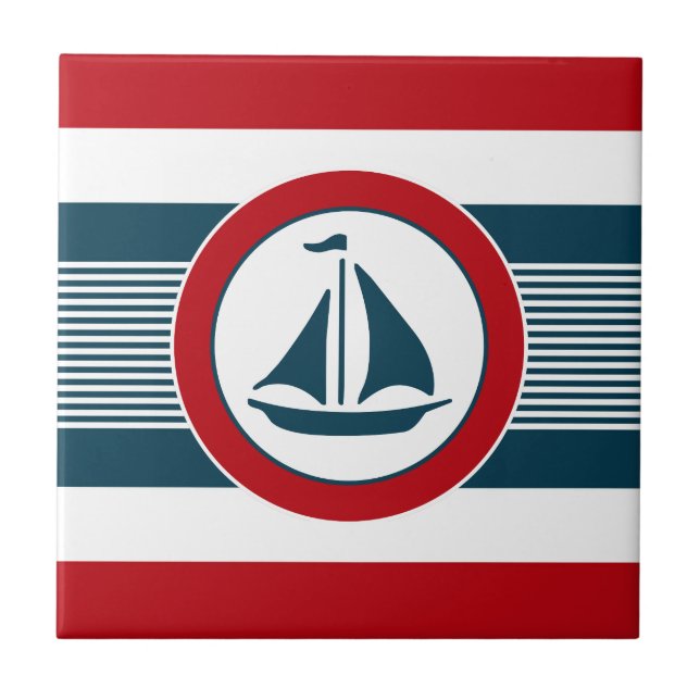 Nautical Design Fliese (Vorderseite)
