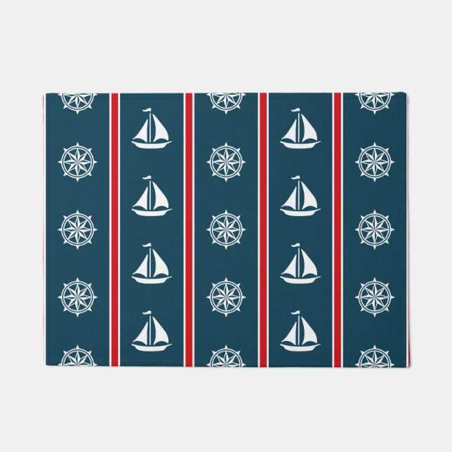 Nautical Design Fußmatte (Vorderseite)