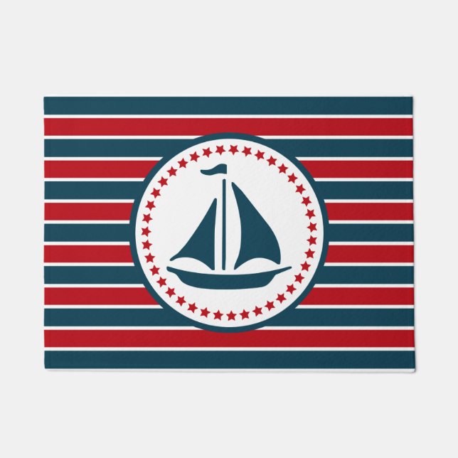 Nautical Design Fußmatte (Vorderseite)