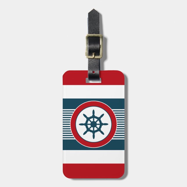 Nautical Design Gepäckanhänger (Vorderseite vertikal)